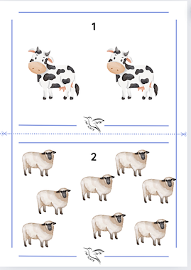 Lesmateriaal bewegend leren - getallen tot 10 van auteur Juf Kitty B slide 2