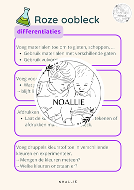 Lesmateriaal STEM fiche roze oobleck (Valentijn) van auteur Noallie slide 2