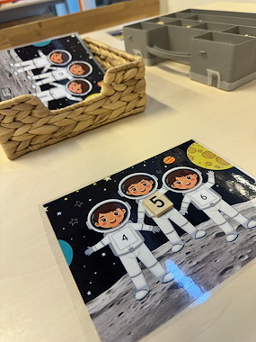 Lesmateriaal Ruimte - Buurtgetallen tot 20 van auteur De klas van juf Michelle