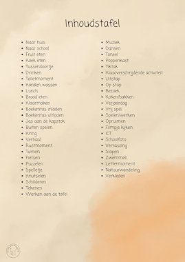 Lesmateriaal Knusse daglijn - dagritmekaarten van auteur knussekleuterwereld slide 2