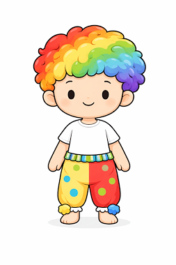 Lesmateriaal Logische volgorde clown aankleden van auteur Kleuterbijtjes slide 2