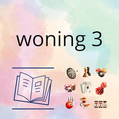 Lesmateriaal AN - mijn woning (deel 3) - werkbundel + spelpakket van auteur Peggy Van Rompaey