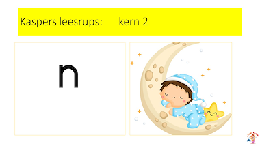 Lesmateriaal Kaspers' leesrups:  02 kern twee van auteur Gratis leuke leesboekjes
