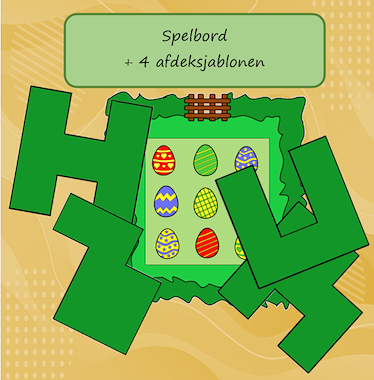 Lesmateriaal Smartgame Verstop de paaseitjes van auteur Jabbedabbedoe slide 3