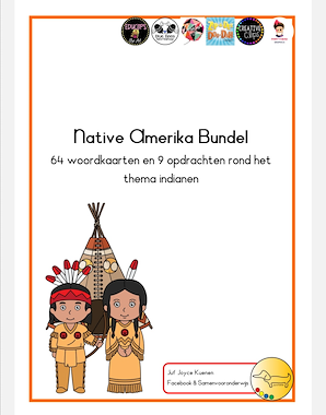 Lesmateriaal Native Amerika Bundel van auteur JufJoyceKuenen slide 2