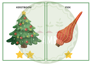 Lesmateriaal Woordstukjes - Kerstmis van auteur juf_Amber slide 1