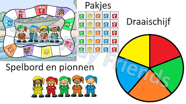 Lesmateriaal gezelschapsspel - de pakjesboot van auteur Little Play Friends slide 3