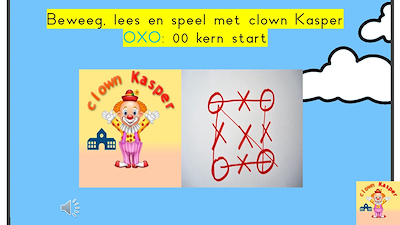 Lesmateriaal Beweeg, lees en speel OXO: kern start van auteur Gratis leuke leesboekjes slide 1