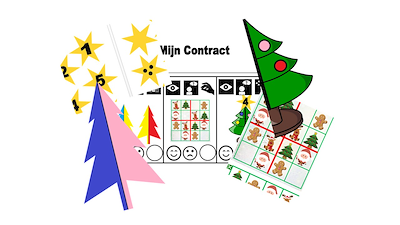 Lesmateriaal kerstbundel met contractwerk van auteur Little Play Friends slide 2