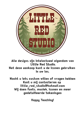 Lesmateriaal Simpele dino iconen van auteur Little Red Studio slide 2