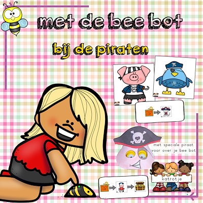 Lesmateriaal met de bee bot bij de piraten van auteur katrotje slide 1