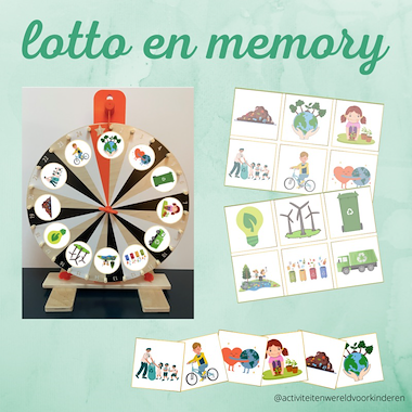 Lesmateriaal De aarde heeft jou nodig - lotto/memory  van auteur Nanny Melissa