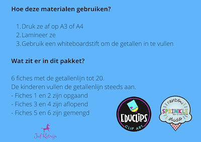Lesmateriaal getallenlijnen tot 20 thema zomer van auteur Juf Katrijn slide 2