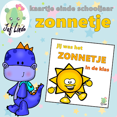 Lesmateriaal jij was het zonnetje in de klas van auteur juf Linde