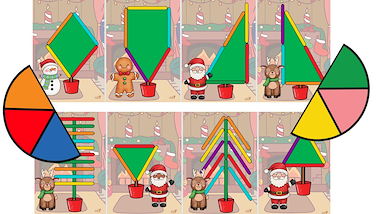 Lesmateriaal De ijsstokjes - kerstboom van auteur Little Play Friends slide 4