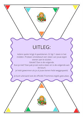 Lesmateriaal Triominos: kleuren van auteur De kleuters van juf Naomi slide 3