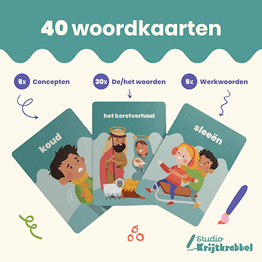 Lesmateriaal Themabundel Winter: Basis | Werkbladen en Woordkaarten van auteur Studio Krijtkrabbel slide 2