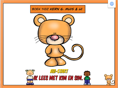 Lesmateriaal Lees met Kim en Sim: Kern 6 muis & ui van auteur Gratis leuke leesboekjes