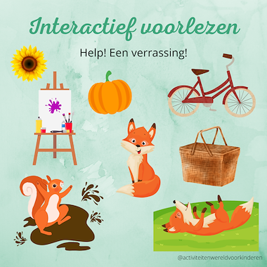 Lesmateriaal Help! Een verrassing! - interactief voorlezen  van auteur Nanny Melissa