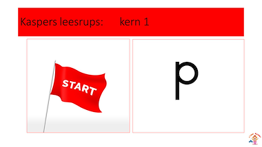 Lesmateriaal Kaspers' leesrups:  01 kern één van auteur Gratis leuke leesboekjes