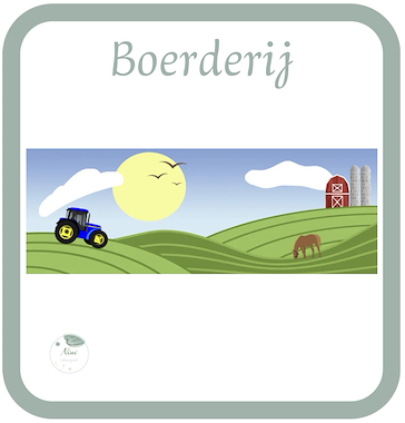 Lesmateriaal De boerderij van auteur Nini