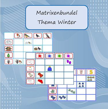 Lesmateriaal Matrixenbundel Winter van auteur Jabbedabbedoe