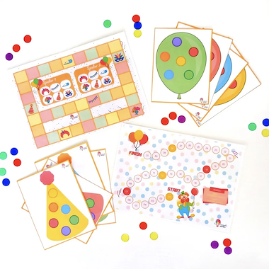 Lesmateriaal Lotto en spelborden - thema carnaval van auteur Logopedie Ideetjes