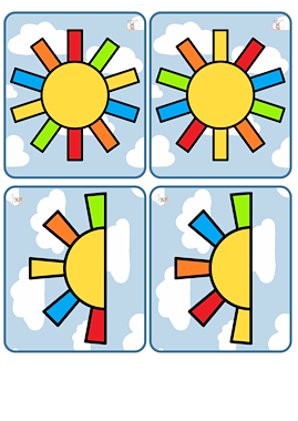Lesmateriaal Knutsel de zon van auteur Little Play Friends slide 2