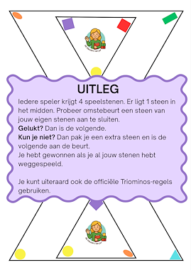 Lesmateriaal Triominos: vormen van auteur De kleuters van juf Naomi slide 3