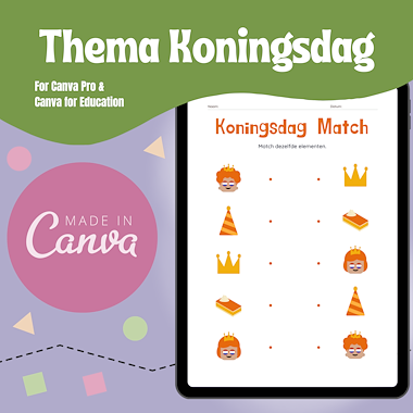 Lesmateriaal thema Koningsdag Peuters en Kleuters van auteur Kelly Meeus slide 2