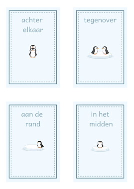 Lesmateriaal Pinguin Plaatskaartjes van auteur Corine Veenendaal slide 2