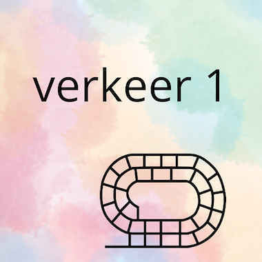 Lesmateriaal AN - het verkeer (deel 1) - spel 6: ganzenbord van auteur Peggy Van Rompaey
