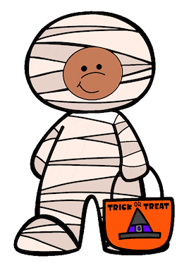 Lesmateriaal Kaspers' Energizer thema Halloween 2021 van auteur Gratis leuke leesboekjes slide 2