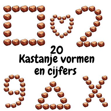 Lesmateriaal 20 kastanje patronen herfst activiteit peuters kleuters van auteur My Teacher Shares slide 3