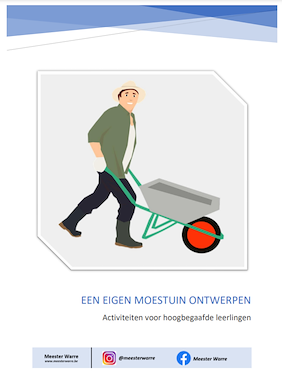 Lesmateriaal Hoogbegaafdheid - eigen moestuin ontwerpen  van auteur Meester Warre