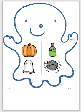 Lesmateriaal Halloween Bingo van auteur Juf Michelle slide 2