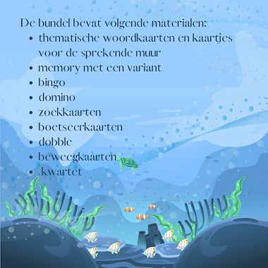Lesmateriaal Onderwaterwereld basisbundel van auteur MiaenCo slide 3