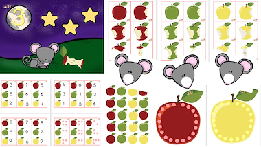 Lesmateriaal kleine muis zoekt een huis - mega-spelbundel bij prentenboek van auteur Little Play Friends slide 3