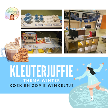 Lesmateriaal Kleuterjuffie, Koek en zopie winkeltje van auteur Kleuterjuffie slide 1