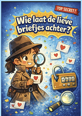 lesmateriaal Wie laat de lieve briefjes achter? (Groep 4-5) van auteur Alexandra Wit