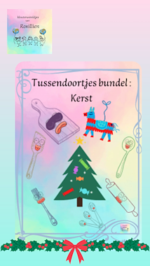 Lesmateriaal Roxillien tussendoortjesbundel kerst van auteur kleuterwereldjes van roxillien