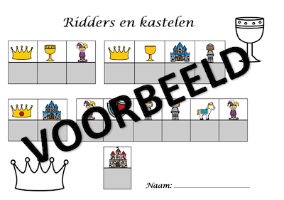 Lesmateriaal Activiteiten ridders en kastelen van auteur juf tallie slide 1
