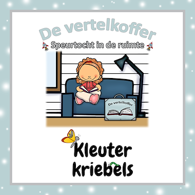 Lesmateriaal VERTELTAS: SPEURTOCH IN DE RUIMTE van auteur Kleuter Kriebels