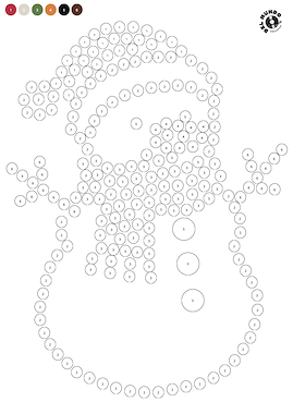 Lesmateriaal Sneeuwpop kleurplaat van auteur DelMundo slide 2