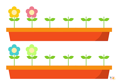 Lesmateriaal bloemenpatronen van auteur Juf Babs