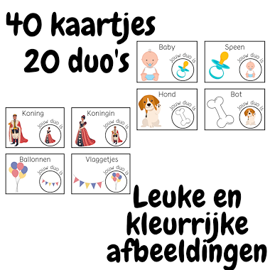 Lesmateriaal Duo kaartjes | Samenwerken in tweetallen | Samenwerkkaartjes van auteur My Teacher Shares slide 3