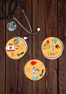 Lesmateriaal ZIEK ZIJN / DOKTER Dobble van auteur Noallie slide 2