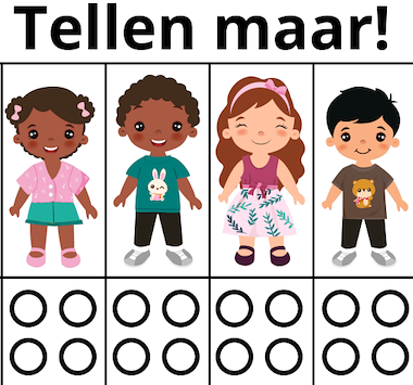 Lesmateriaal Telspel Schoolbus  van auteur Juf Annelies slide 4