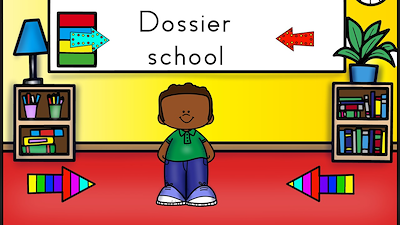 Lesmateriaal W.O. thema: dossier school van auteur Gratis leuke leesboekjes slide 1