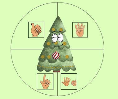 Lesmateriaal Thema kerst : Kerstballen tellen van auteur Juf Katy slide 3